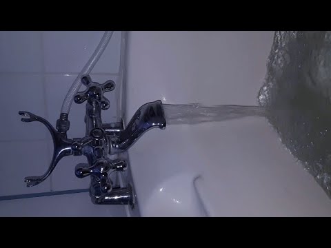 ASMR bath water running