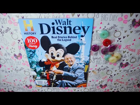 Walt Disney The Man ASMR Flipping Pages Life Savors