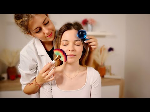 SLEEP CLINIC ASMR [Real Person] TINGLE TEST mit Massage & vielen Triggern (deutsch german)