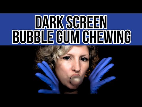ASMR Gum Chewing: Deep Relaxation in Pitch Black🎤🎧