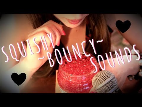 Bouncy and Squishy Sounds for Relaxation ~ With Tapping, Whispers & More 💗