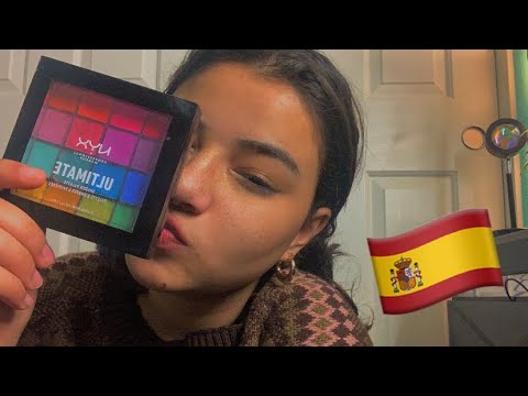 doing your makeup EN ESPAÑOL ASMR