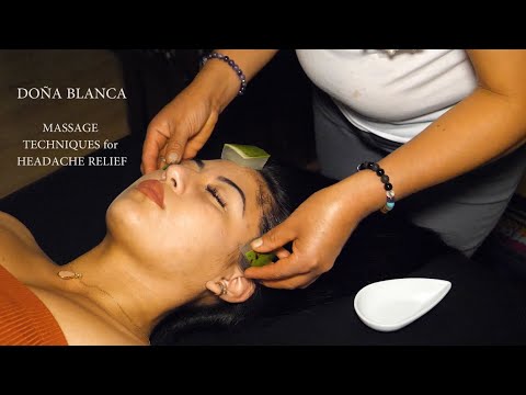 DOÑA BLANCA - Massage against migraines & headaches! ASMR