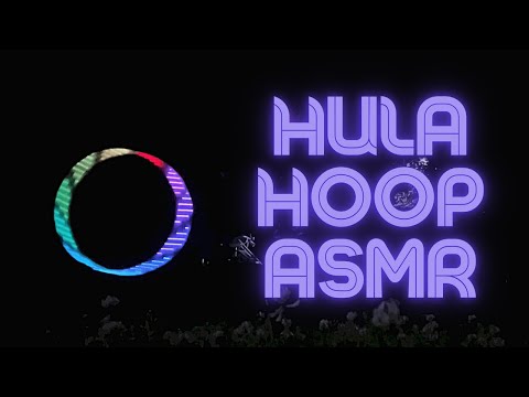 Mesmerizing LED Hula Hooping Visuals👁 & Layered Sounds ASMR⭕️😍