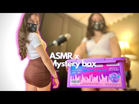 ASMR Roleplay 💞 Mystery Box unboxing! With Mouth Sounds and Triggers.