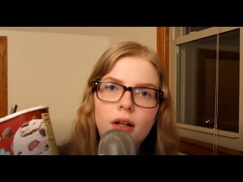 ASMR | Sleepy Night in with Me | ft. Lotion Sounds, Eating Ice Cream