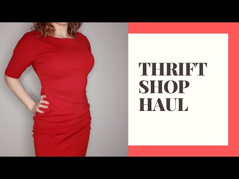 ASMR thrift shop try on haul (soft spoken)