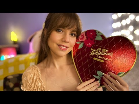 ASMR ❤️ POV You're Visiting Your Southern Cousin For Valentine's Day (ASMR Mouth Sounds, Whispering)