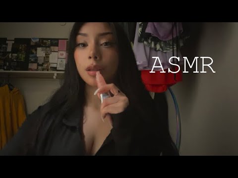 ASMR ~ lipgloss sounds/ mouth sounds 🤍