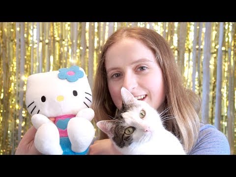 ASMR Cutest Cuddly Toys Collection (+ cute & calm cat interruption)