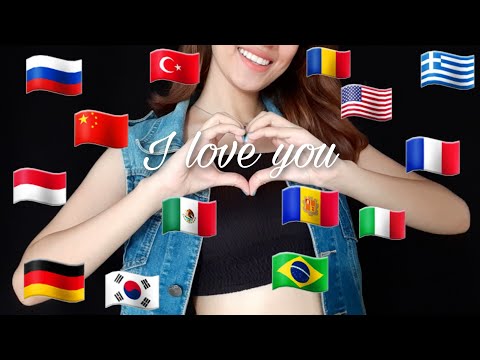ASMR IN 16 LANGUAGES ❤️ diciendo te amo en 16 idiomas