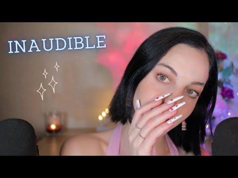 ASMR Sleepy Cupped Inaudible (with fireplace-forest sounds) ~2 hours looped for extra Zzzz💕✨