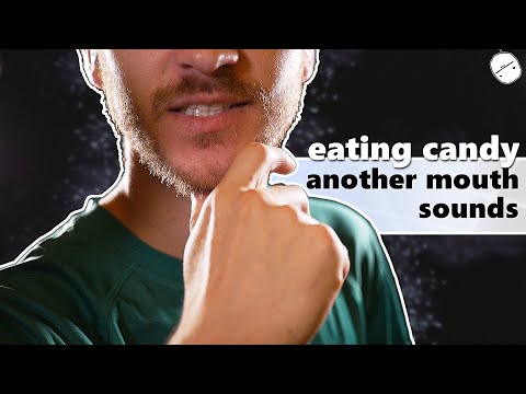 ASMR Soft Mouth Sounds while Eating Candy Close to Your Ears!