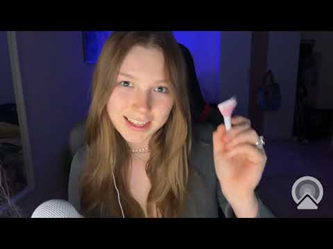 ASMR pov obsessive friend does your skincare at sleepover ( hair brushing, personal attention etc)