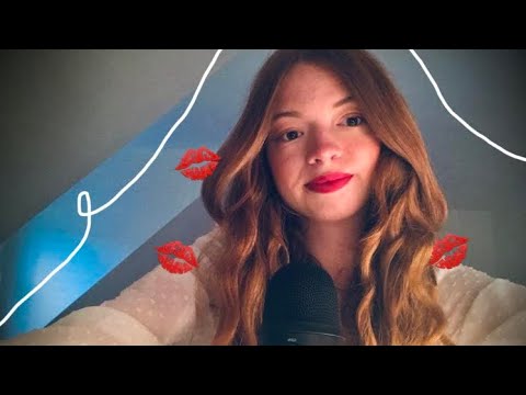 ~ ASMR ~ Inaudible 🦋 (intense mouth sounds with face touching)