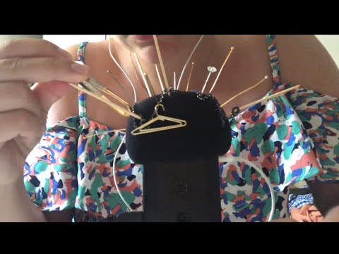 ASMR | Removing pointy objects from the mic w/ mic brushing (NO TALKING)