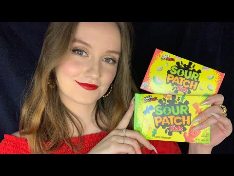 ASMR | Mukbang, eating candy and cookies with whispers ♥️