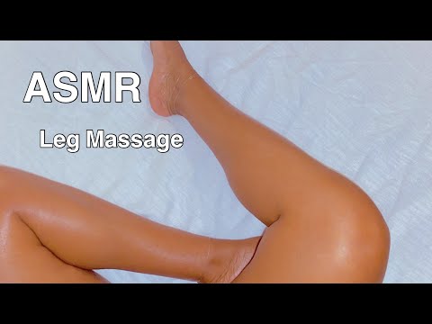 ASMR | Leg Massage W/Soft Touching & Fan sounds