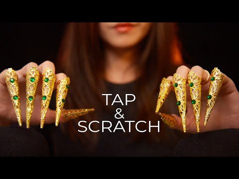 ASMR Long Claws Tapping and Scratching (No Talking)