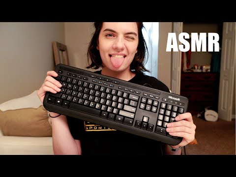 ASMR | keyboard sounds, clicking and tapping | ASMRbyJ