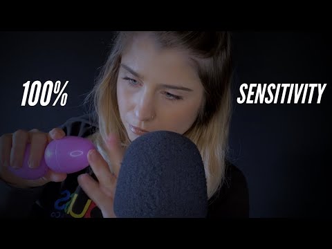 ASMR | 100% SENSITIVITY for maximum tingles! (Very minimal talking)