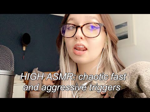 HIGH ASMR | doing chaotic triggers while high