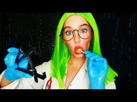 ASMR WOULD YOU LIKE A LOLLIPOP? 🍭| Alien Medical Examination