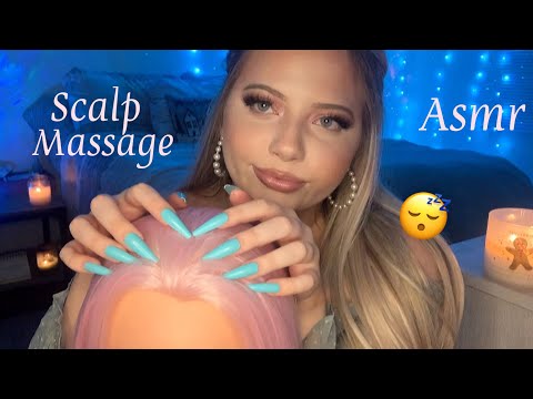 Asmr Scalp Massage | Scalp Scratching, Hair Sounds, Brushing 💜