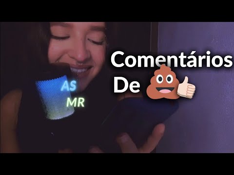 ASMR CASEIRO | LENDO COMENTÁRIOS ENGRAÇADOS💜 #asmr