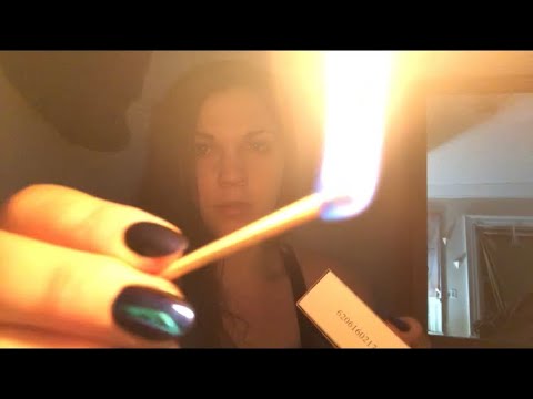 ASMR MATCH LIGHTING AND PERSONAL ATTENTION VERY RELAXING - SLOW