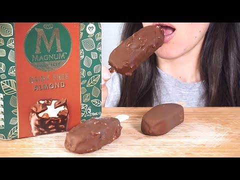 ASMR Magnum Ice Cream Bars ~ Crunchy Eating Sounds (No Talking)