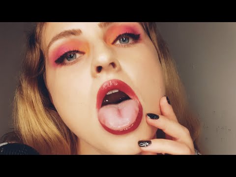 ASMR| licking lens , intense licking lens,  tongue flicking,  kissing
