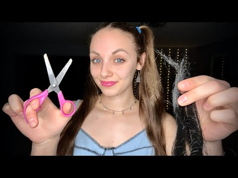 ASMR || Rude Girl In Class Plays With Your Hair! 📚 (Roleplay)