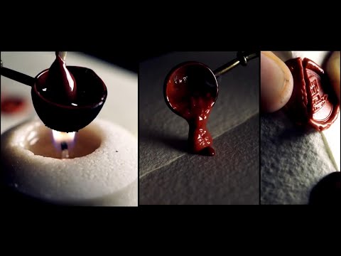 ASMR SSBSG Making and cracking wax seal stamps