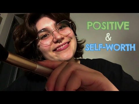 ASMR Positive & Self-Worth affirmations ✨ with pencil movements