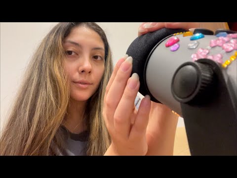 ASMR Brain Massage Mic Rubbing & Scratching with a mic cover! | Whispered