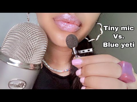 ASMR~ Intense Wet Mouth Sounds I Cheap Mic Vs. Expensive Mic Sounds (no talking except intro)