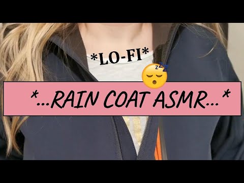 ASMR 18 MIN LoFi: Crinkle Rain Coat!😴😴😴 *Whisper & Intelligible & Unintelligible*