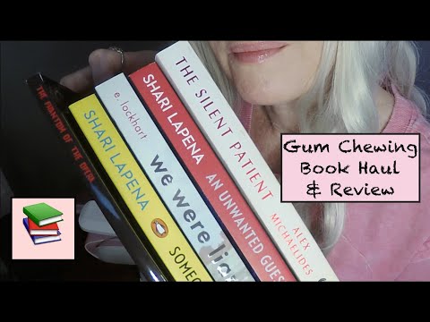 ASMR Gum Chewing Book Haul & Review | Whispered Ramble