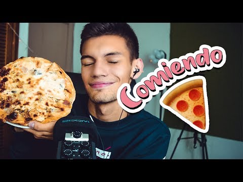 ASMR Comiendo PIZZA y chismoseando | Mol ASMR (eating sounds, mouth sounds)