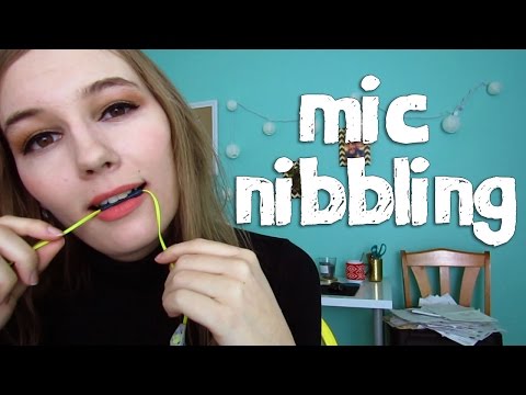 [ASMR] Mic Nibbling :D (rough mic sounds, some whispering)