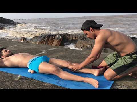 Boys Beach Body Massage | asmr yogi | #shorts