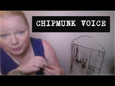 ASMR CHIPMUNK Voice Jewelry Show And Tell