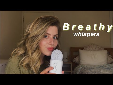 ASMR| Up Close Breathy Whispers 🌬