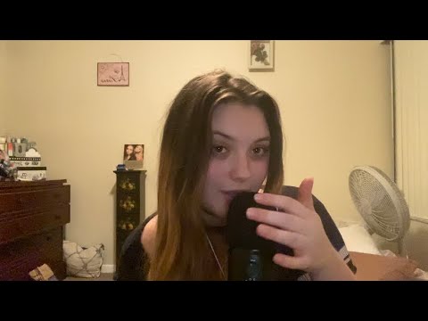 ASMR fast and aggressive mouth sounds, inaudible whispering, tapping, scratching, + more 🫶🏻