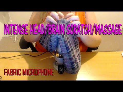 ASMR | INTENSE HEAD SCRATCHING (Fabric Mic) Yeti - NO TALKING (SHORT VERSION)