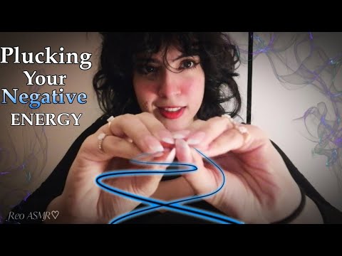 ASMR Plucking your Negative Energy ✂✨ & Eating some of them (Fast)