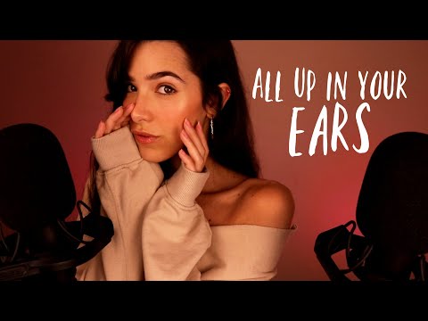 ASMR Super Closeup Whispers All Up in Your Ears