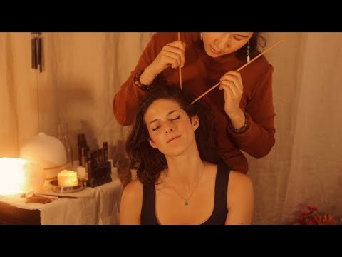 [ASMR] Scalp Check and Saje Essential Oil Massage with Julia 💕