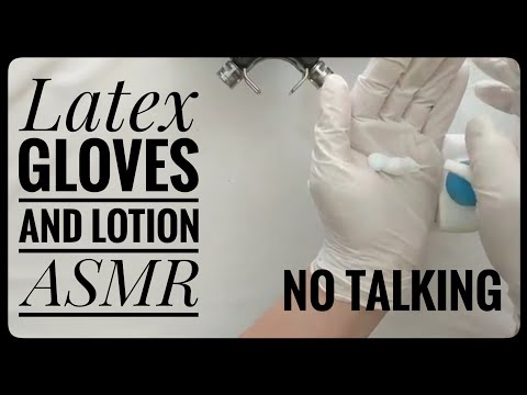 Lotion and Latex Gloves ASMR (No Talking)